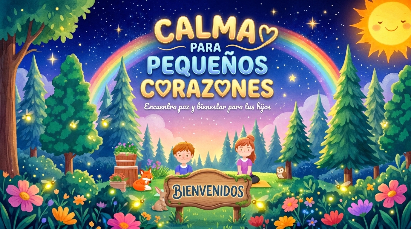 Meditación guiada para niños para dormir | calma corazones